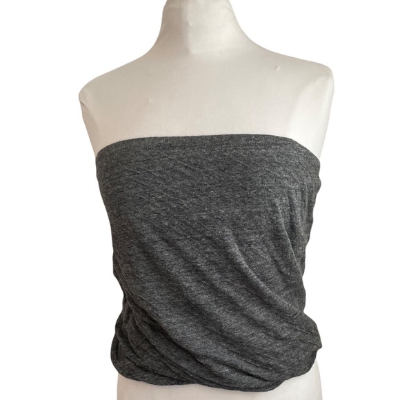 Isabel Marant Etoile Halter Tube Top Size Large Charcoal Heather Gray - Picture 1 of 6